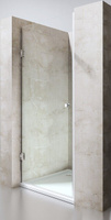 Душевая дверь Oporto Shower OS1 60x190 см в нишу распашная, стекло прозрачное (OS1/60)