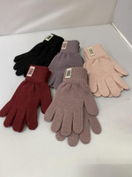 Перчатки для девочки подростковые из шерсти арт.TG-496 Полярик