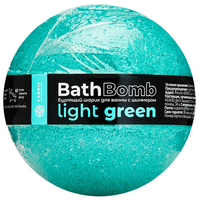 Fabrik cosmetology бомбочка для ванны с шиммером Light Green, 120 г, 130 мл