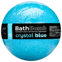 Fabrik cosmetology бомбочка для ванны с шиммером Crystal Blue, 120 г, 115 мл