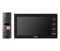 CTV-DP1701 S черный Комплект видеодомофона