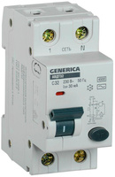 Выключатель автоматический дифференциального тока C32 30мА АВДТ 32 GENERICA MAD25-5-032-C-30