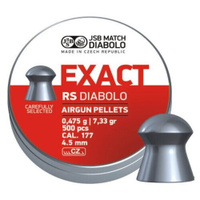 Пули JSB Exact RS Diabolo 4,5 мм, 0,475 грамм, 500 штук JSB (Чехия)