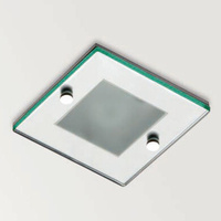 Arkos Light светильник встраиваемый SQUARE, 95х95mm, min. глубина 130mm, max.50W GX5,3 12V, цвет Z, оптическое стекло, м