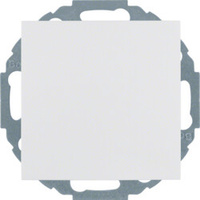 Berker Штепсельная розетка SCHUKO с откидной крышкой, S.1, цвет: полярная белизна, глянцевый