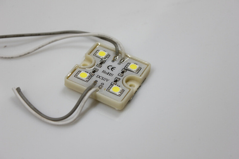 4 SMD WHITE модуль 36х36х5мм, белый