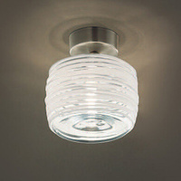 DAMASCO FA P точечный светильник потолочный, белое стекло, никель, 1*60W G9, Vistosi