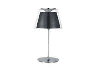 Donolux Modern настольная лампа, плафон прозрачное стекло, абажур черного цвета, ткань нейлон, диам Серия 111003