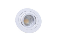 Donolux светильник встраиваемый, повор. круглый, MR16,D92 H54, max 50w GU5,3, белый глянцевый, алюми серия A1521