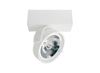 Donolux Светильник накладной, 12В, 1х50Вт, QR111, IP20, D160х60 H189 мм, белый, без лампы G53