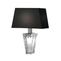 Fabbian Настольная лампа "Vicky", 25x15x34,2, G9, 1x60W+G9 1х25W, черный абажур+стекло