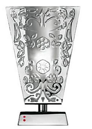 Fabbian Настольная лампа "Vicky", декорированное мат белое стекло, G9, 1x75W, хром