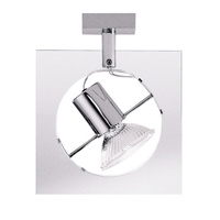 Fabbian Светильник настенно-потолочный "Aster Maxi" 1х100W/E27 PAR прозрач стекло, блест хром