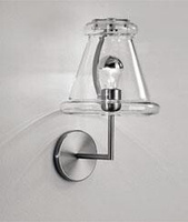 Fabbian Светильник настенный "Bianca" 1х100W E27 прозрачное стекло