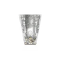 Fabbian Светильник настенный "Vicky", декорированное матово-прозразчное стекло, G9, 1x 75W, золото