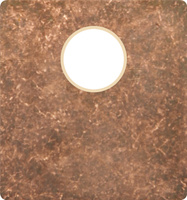 FEDE Монтажная плата для механизмов с одним коннектором, цвет rustic copper,беж Fede