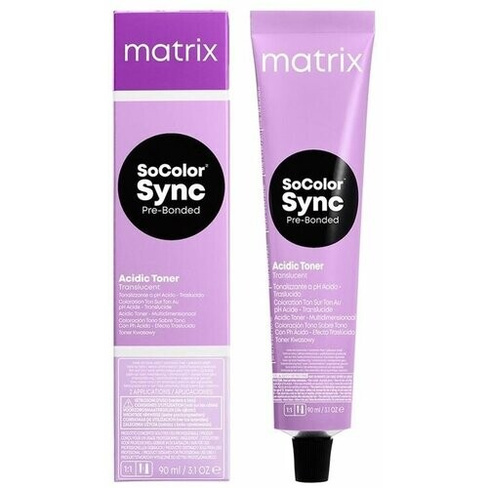 Matrix SoColor Sync краска для волос, 7VA средний блондин перламутрово-пепельный, 90 мл