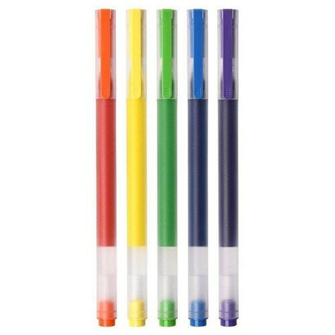 Набор гелевых ручек Xiaomi Rainbow Gel Pen 5 Colors MJZXB03WC