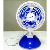 Настольный вентилятор LR1102, белый, синий Lira