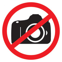 Запрещающая наклейка REXANT Фотосъемка запрещена