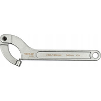 Сегментный шарнирный ключ YATO 80-120 мм, 240 мм, с круглым штифтом YT-01678 371301678 092 1