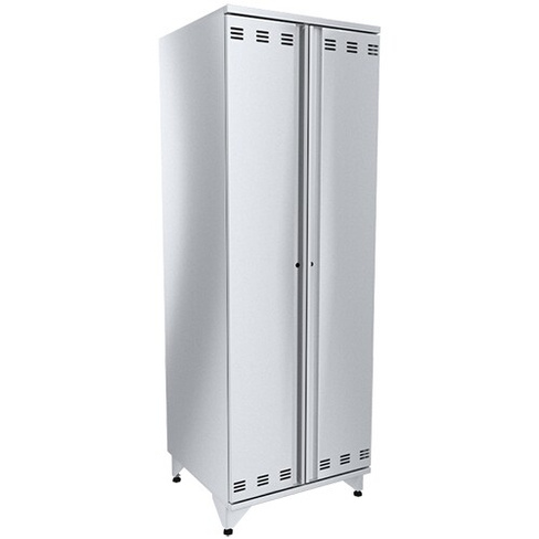 Шкаф для хлеба двери распашные окраш (10 полок из н/стали), сварной ШКХ-Р-О (660х640х1950(1970)мм ПИЩТЕХ