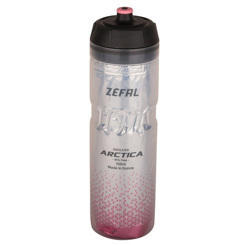 Термофляга велосипедная Zefal Arctica 75 Bottle, пластик, 750 мл, розовый/серый, 2023, 1675 ZEFAL