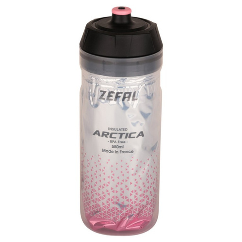 Термофляга велосипедная Zefal Arctica 55 Bottle, пластик, 550 мл, розовый/серый, 2023, 1663 ZEFAL