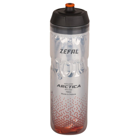 Термофляга велосипедная Zefal Arctica 75 Bottle, пластик, 750 мл, оранжевый/серый, 2023, 1674 ZEFAL