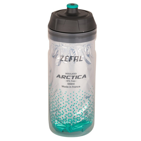 Термофляга велосипедная Zefal Arctica 55 Bottle, пластик, 550 мл, голубой/серый, 2023, 1662 ZEFAL