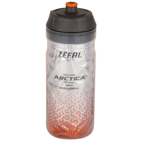 Термофляга велосипедная Zefal Arctica 55 Bottle, пластик, 550 мл, оранжевый/серый, 2023, 1664 ZEFAL