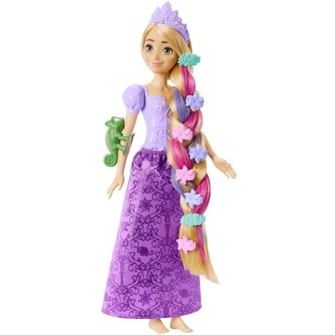 Кукла Mattel Disney Princess Рапунцель, HLW18 желтый/фиолетовый