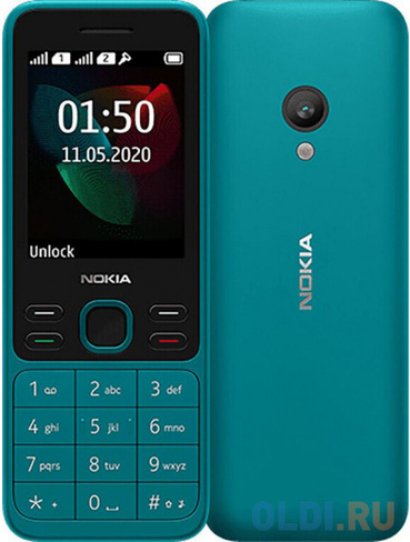 Телефон Nokia 150 DS TA-1235 (2020) Cyan
