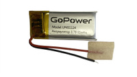 Аккумулятор Li-Pol LP451124 PK1 3.7V 65mAh (толщ.4,5мм, шир.11мм, дл.24мм) "GoPower"