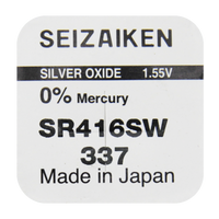 Элемент питания 337 SR416SW Silver Oxide "Seizaiken" BL-1