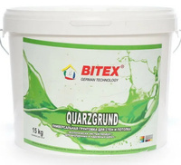 Грунтовка Bitex (Битекс) Quarzgrund для штукатурных фасадов,15кг