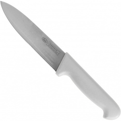 Нож поварской 16см Roal белая пластиковая ручка ROAL