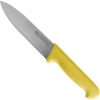 Нож поварской 16 см Roal желтая пластиковая ручка ROAL
