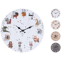 Часы настенные KOOPMAN детские D330мм в ассортименте МДФ