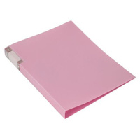 Папка с зажимом Бюрократ Gems GEM07PPIN, A4, пластик, 0.7мм, карман торцевой с бумажной вставкой, розовый аметист 10 шт.
