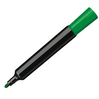 Маркер перманентный Комус зеленый (толщина линии 1-3 мм) круглый наконечник