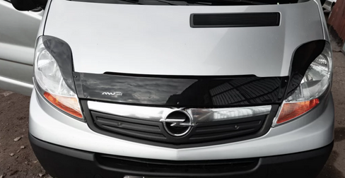 Реснички Porshe-style под покраску 2 шт, пластик Opel Vivaro 2001-2015