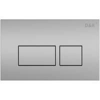 Клавиша смыва D&K Berlin DB1439002 Хром матовый