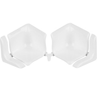 Набор комплектующих для универсального бордюра на ванну "Идеал" (1 набор во флоупак), 001-0 Белый Гл Идеал (IDEAL)