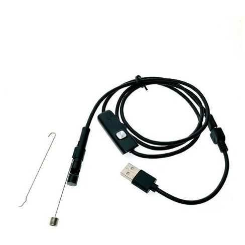 Водонепроницаемый ip67 USB/Micro USB эндоскоп, 1 метр, с подсветкой, черный ESPADA