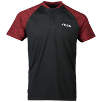 Теннисная рубашка Stiga Team (черно-красный), р-р L