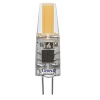 Лампа светодиодная капсуль General GLDEN-G4-3-С-220-4500 3Вт силикон 651900