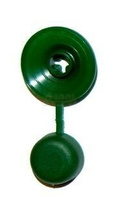 SHK Шайба кровельная с колпачком пластик, 23/15 мм (RAL 6002 зеленый)