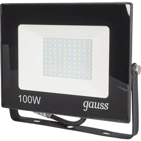 Прожектор светодиодный уличный Gauss SMD 100 Вт 9000 Лм 6500 К IP65 GAUSS None