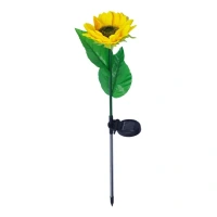 Светильник в грунт Uniel Sunflower USL-S-814/PT700 на солнечных батареях 77 см цвет золотой 1 режим теплый белый свет UN